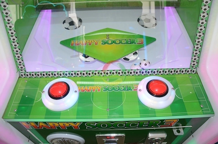 Happy Football / Soccer Video Shooting Arcade Game Machine For Playground
