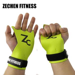 Quality Amazon hot sale fitness safety gym perforated microfiber crossfit hand grips calleras wholesale
