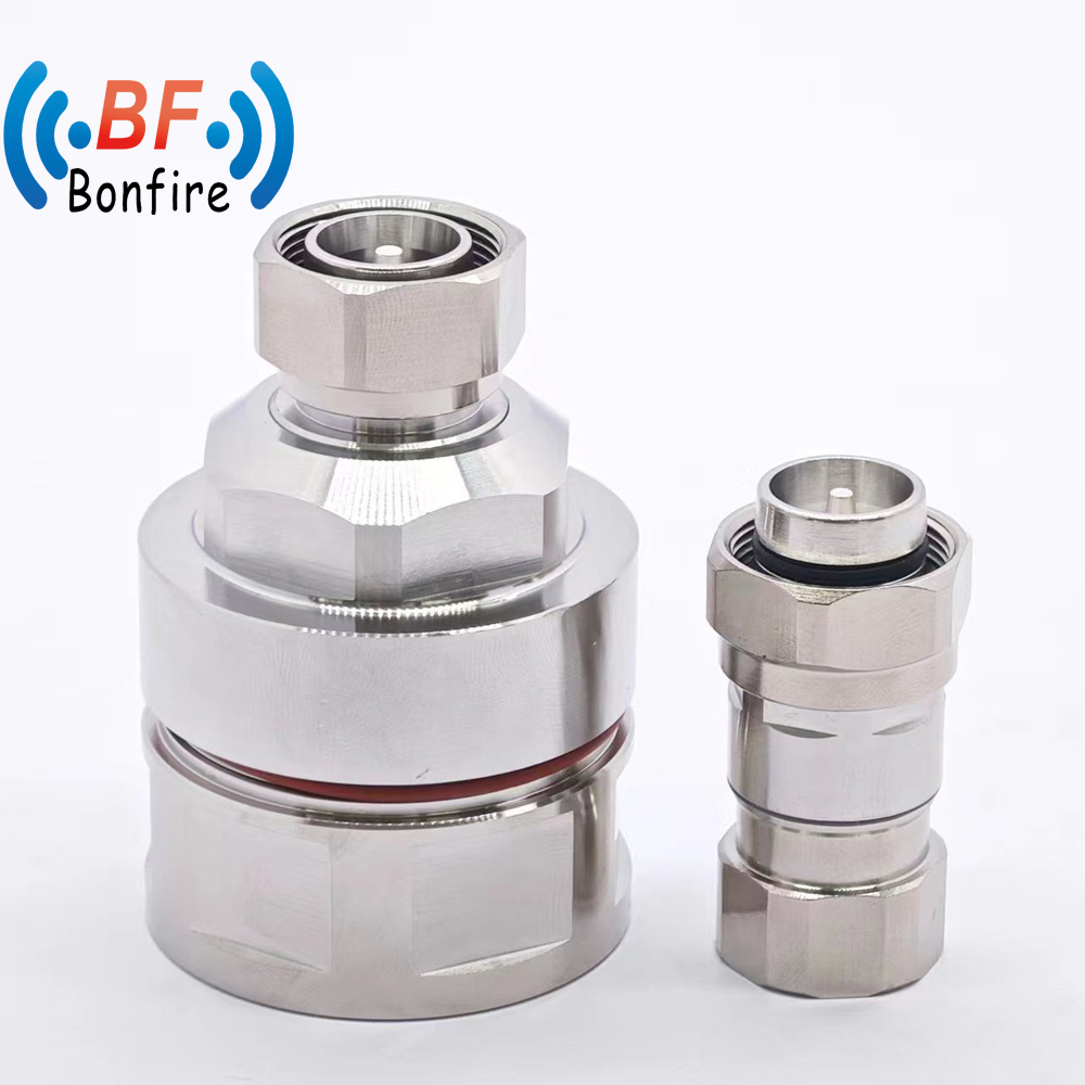 4.3-10 Male DC-4GHz Straight RF Adapter Connector for 1/2&quot; Feeder Cable Jumper