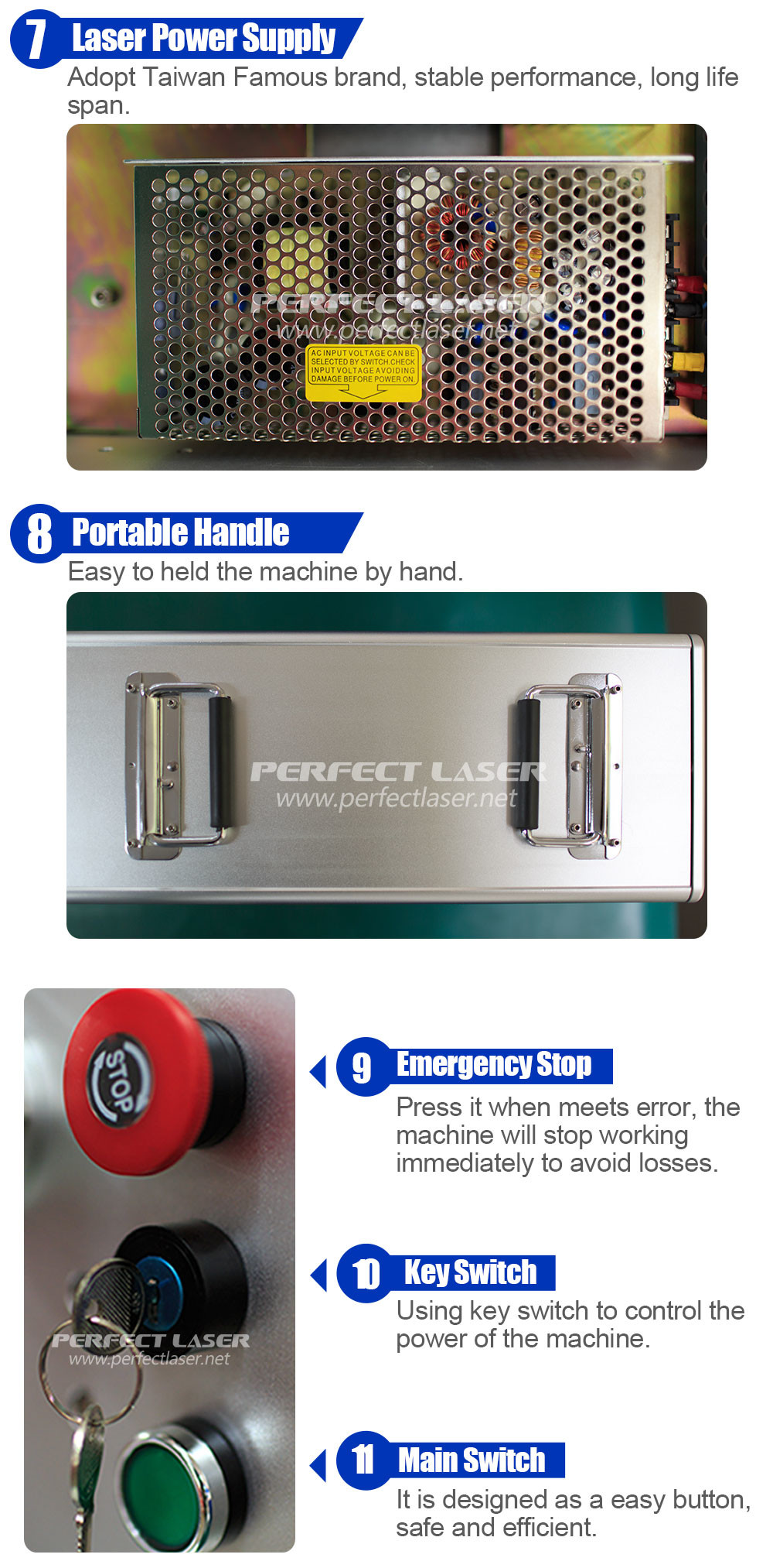 Ipg Color Fiber Laser Printer , High Precision Laser Marking Machines With 220V Voltage