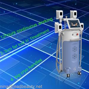 Quality Body firming and shaping 4 Big heads cryolipolysis slimming machine wholesale