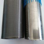 Pure Round 316L Wire Wrapped Johnson Screen Tube diameter 33-300mm for Juice and