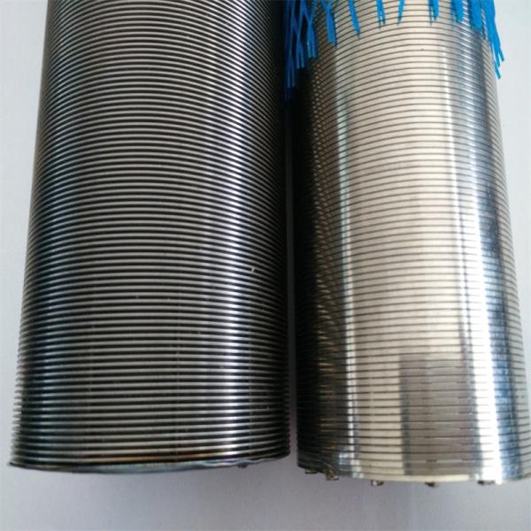 Pure Round 316L Wire Wrapped Johnson Screen Tube diameter 33-300mm for Juice and