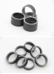 3k mattfull Carbon Fibre Fork Bowl Headset Mountain Bike Washer Headparts Backup