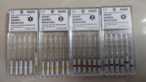 Quality Stainless Steel Endo Barbed Broach , Broach Dental Instrument High Precision wholesale