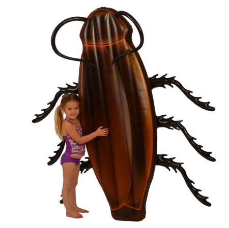 Cockroach Float Raft Inflatable Swimming Pool Gigantic Water Toy Halloween Prop