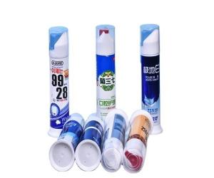 Quality 100 110ml Personal Care Airless Toothpaste Pump Tube Bottle for Toothpaste Packaging wholesale