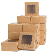 Customized Color 10x10x10 Square Cake Boxes for Packaging Desserts and Pastries