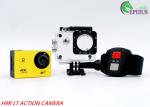 H9RLT 4G Waterproof Helmet Camera With 140 Lens , 2.4G Remote Control Camera