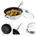 Wholesale Quality 12pcs Pots 410 Stainless Steel Cooking Cookware Set
