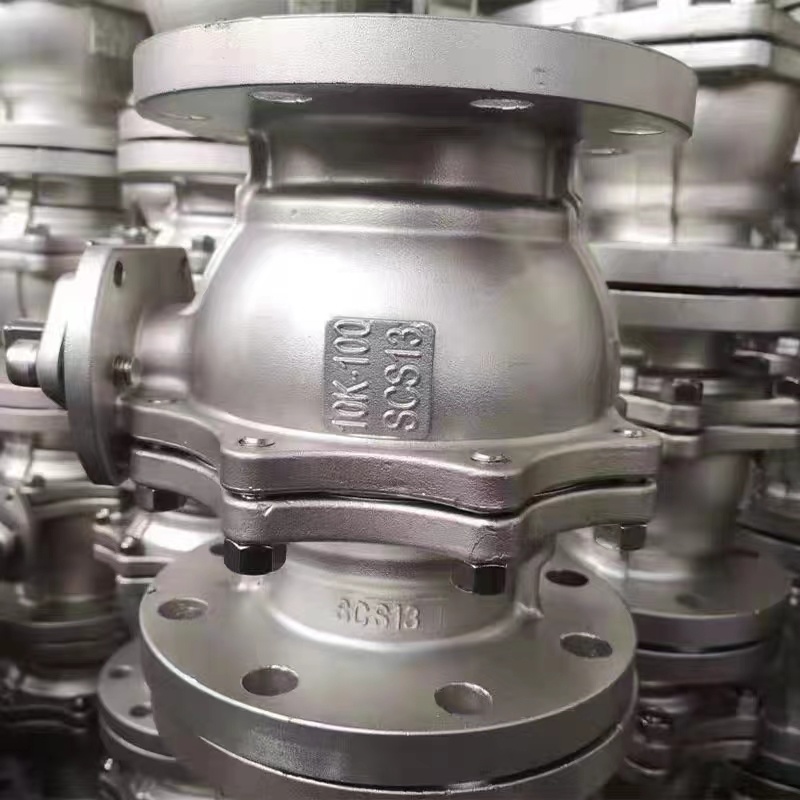 JIS 2PC Flange Ball Valve Stainless Steel Ball Valve