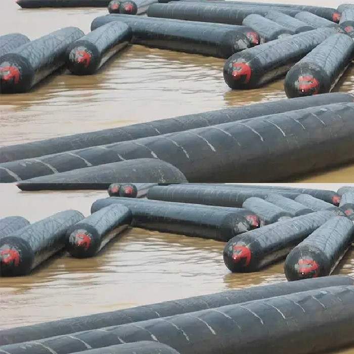 Airbag Launching Ship Marine Inflatable Rubber Airbag For Boat Launching