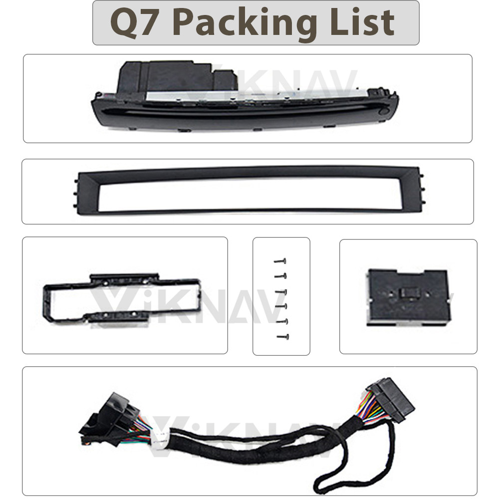 A4 A5 A6 Q7 Audi Android Radio LCD Copilot Display Head Unit