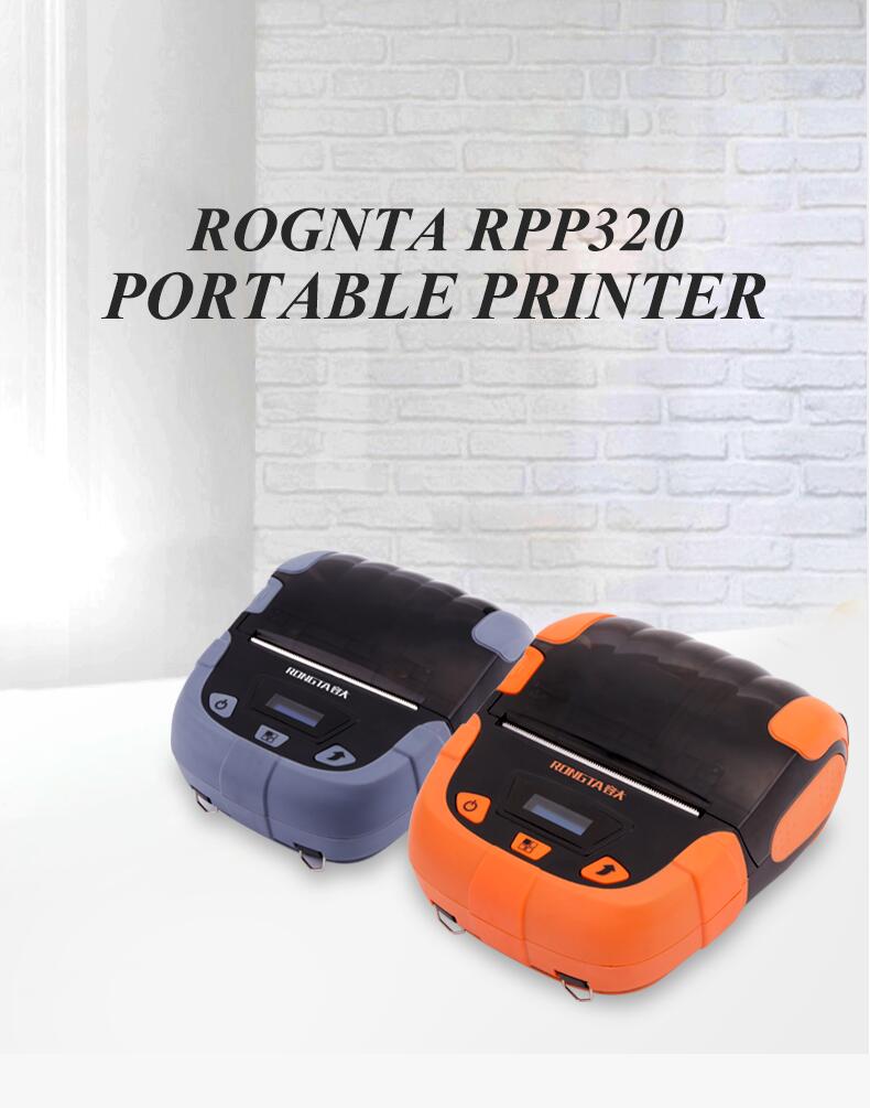 80mm Mini Portable Printer Handheld RPP320 For Label Printing And Barcode Printing