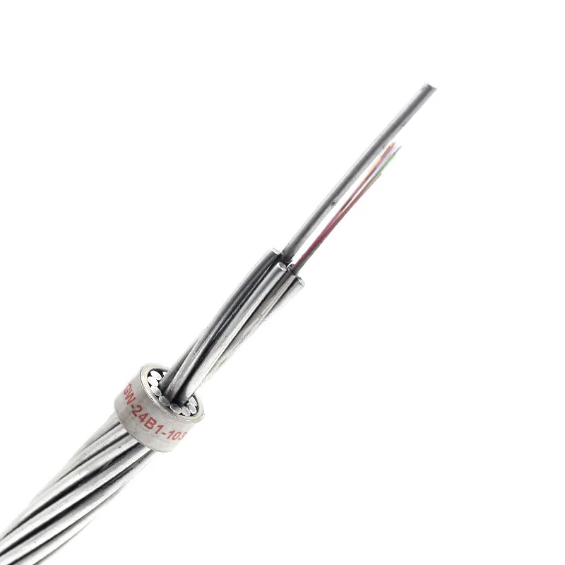 210 kN OPGW Fiber Cable Strip for Overhead Installation 2 to 144 Cores AA and As Wire