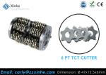 6pt 12pt Tungsten Carbide Blades Pavement Cleaning Edco Parts