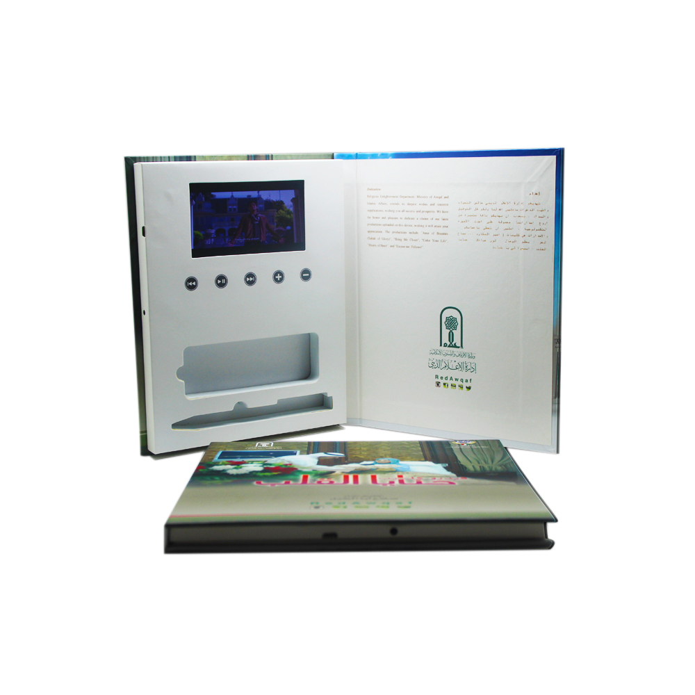 4.3 inch LCD Video Brochure Card High Memory and Customizable Buttons for Effective Marketing