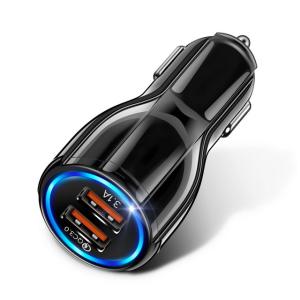 Quality DC 24V 3.1A QC3.0 Dual USB Port Quick Charging Adapter wholesale