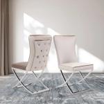 Modern Design Velvet Upholstered Dining Room Furniture Chair
