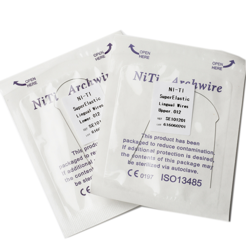Reverse Curve Stainless Steel Wire for Lingual Bracket in Orthodontic Treatment