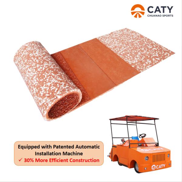 Iaaf Professional 400 Meters 8 Lanes Prefabricated Athletic Rubber Running Track