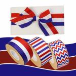 Ink Printed Polyester Grosgrain Ribbon By The Yard Customized Logo