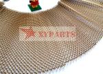 Aluminum Chain Link Metal Mesh Curtain 1mm Dia 6mm Aperture