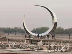Quality Outdoor Abstract 316L Stainless Steel Art Sculptures wholesale