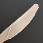 Disposable Cornstarch Knife Fork Spoon Primary Color Sustainable Food Packaging