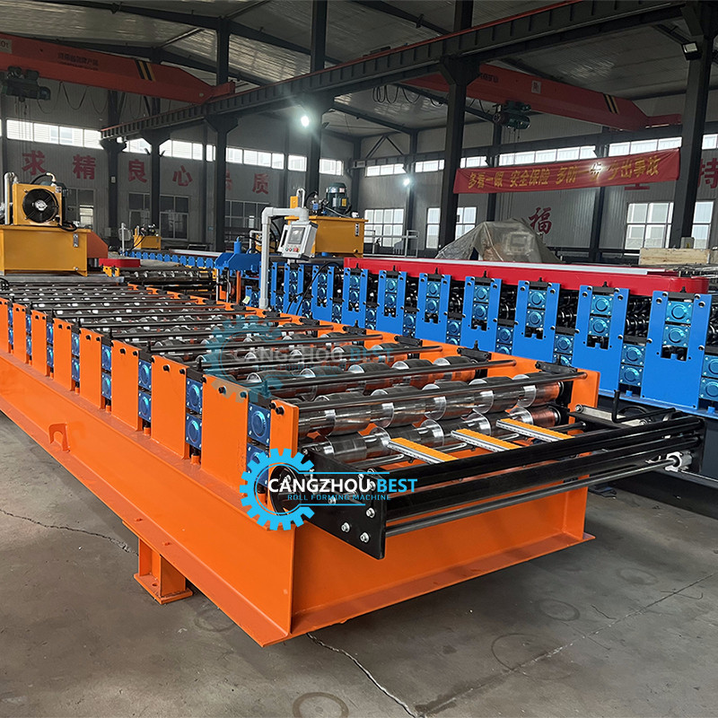 Steel Profile Popular Russisa Design Color Steel Roofing Tile Roll Forming Machine