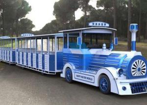 Quality Carnival Games Trackless Train Ride , Customized Amusement Park Rides For Kids wholesale