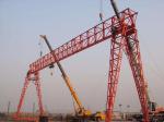 MH type 6 ton general gantry crane, gantry crane, main girder box support leg