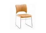 51cm 79cm Single Office Chair Leather Seat With Chrome Base