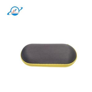 Quality Zipper Close Hard EVA Glasses Case Smooth Surface Nylon Material wholesale