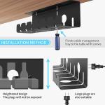 Electric Wire Cable Duct Systems Organize Cables with Under Desk Cable