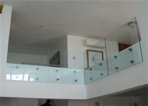 Quality Frameless Standoff Stainless Steel Glass Railing Baluster Constrcution Usage wholesale