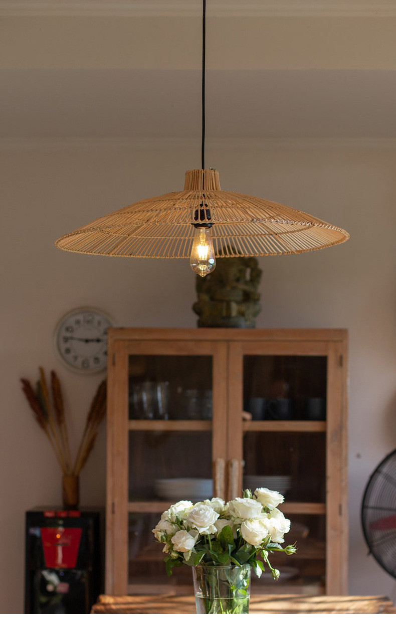 New Handmade Bamboo Rattan Woven Chinese Restaurant Hotel Japanese lamp(WH-WP-62)