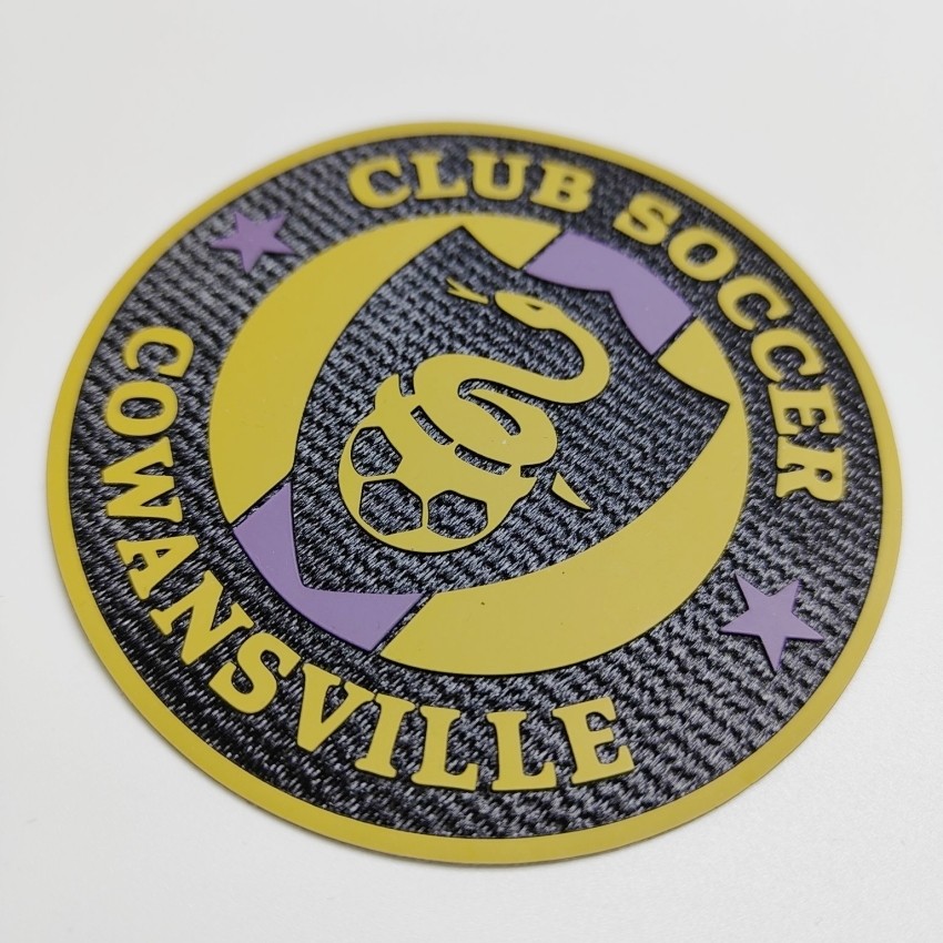 3D Silicone Heat Transfer Logo Eco Friendly Adhesive Iron On Transfer Label