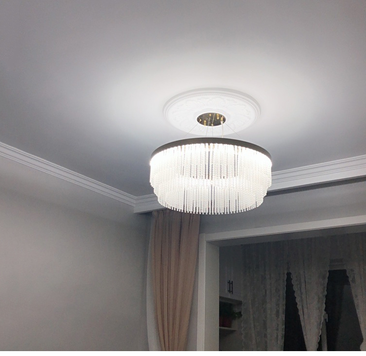 Luxury Gold Chandelier For Living Dining Room Led Glass Lighting mid century modern chandelier(WH-CY-198)