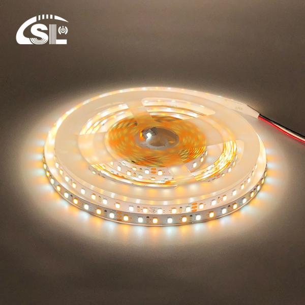 CCT High Brightness 8mm 120LEDs 3000K-6500K Dual Color SMD2835 LED Strip Light