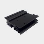 6000 Series Grade Aluminum Extrusion Heat Sink , Black Anodizing Aluminum