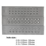 Square Shape Tungsten Carbide Wire Drawplate Steel Alloy 210*50*10mm