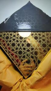 Quality hot sell Gold Mirror stainless steel etched sheet decoration plate wholesale