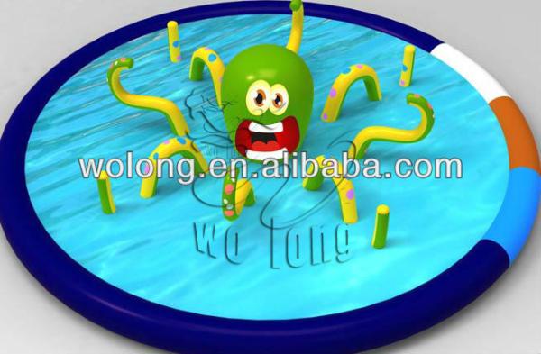 outdoor commercial octopus inflatable water park
