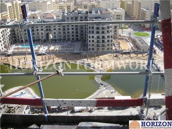 Q235 Steel Scaffold Guard Rail 1.5m Adjustable Height For Safety Protection