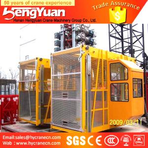 Quality Single Cage and Double Cages Construction cargo lift wholesale