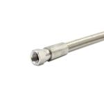 ID 3/8" DN10 Flexible SS Braided PTFE Hose Convoluted PTFE
