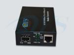 10 / 100 / 1000M SM - SFP Dual Optical Fiber Media Converter