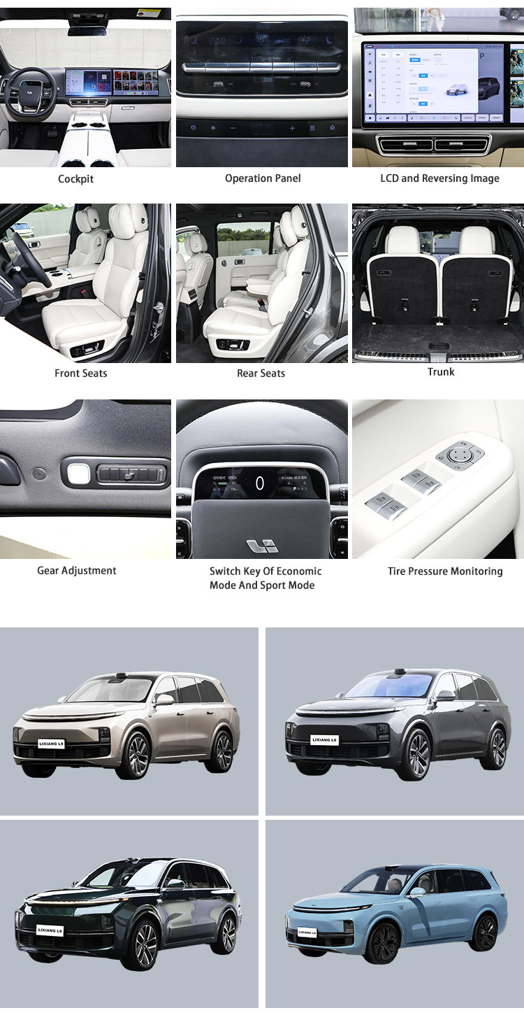 2024 Hybrid Lixiang L9 Pro Electric SUV Car New Energy Vehicles