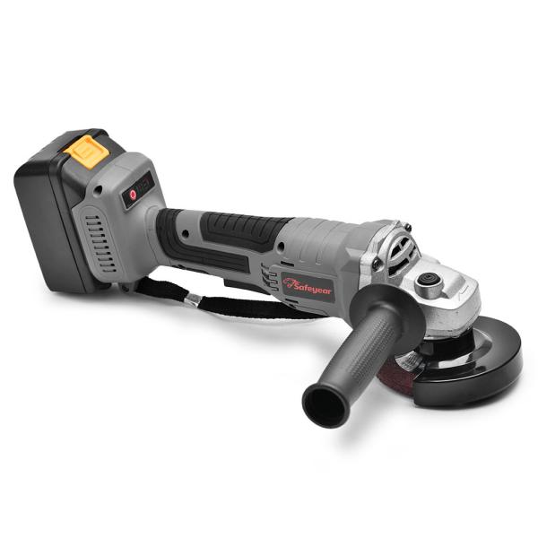 SAFEYEAR 21V 4'' Brushless Cut Off Tool 4.0Ah 10000RPM Electric Hand Grinder